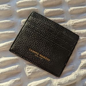 Campo Marzio Cardholder - Like New, black & silver